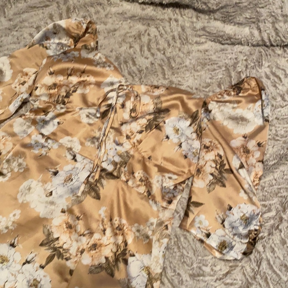 Floral Dress with Slit